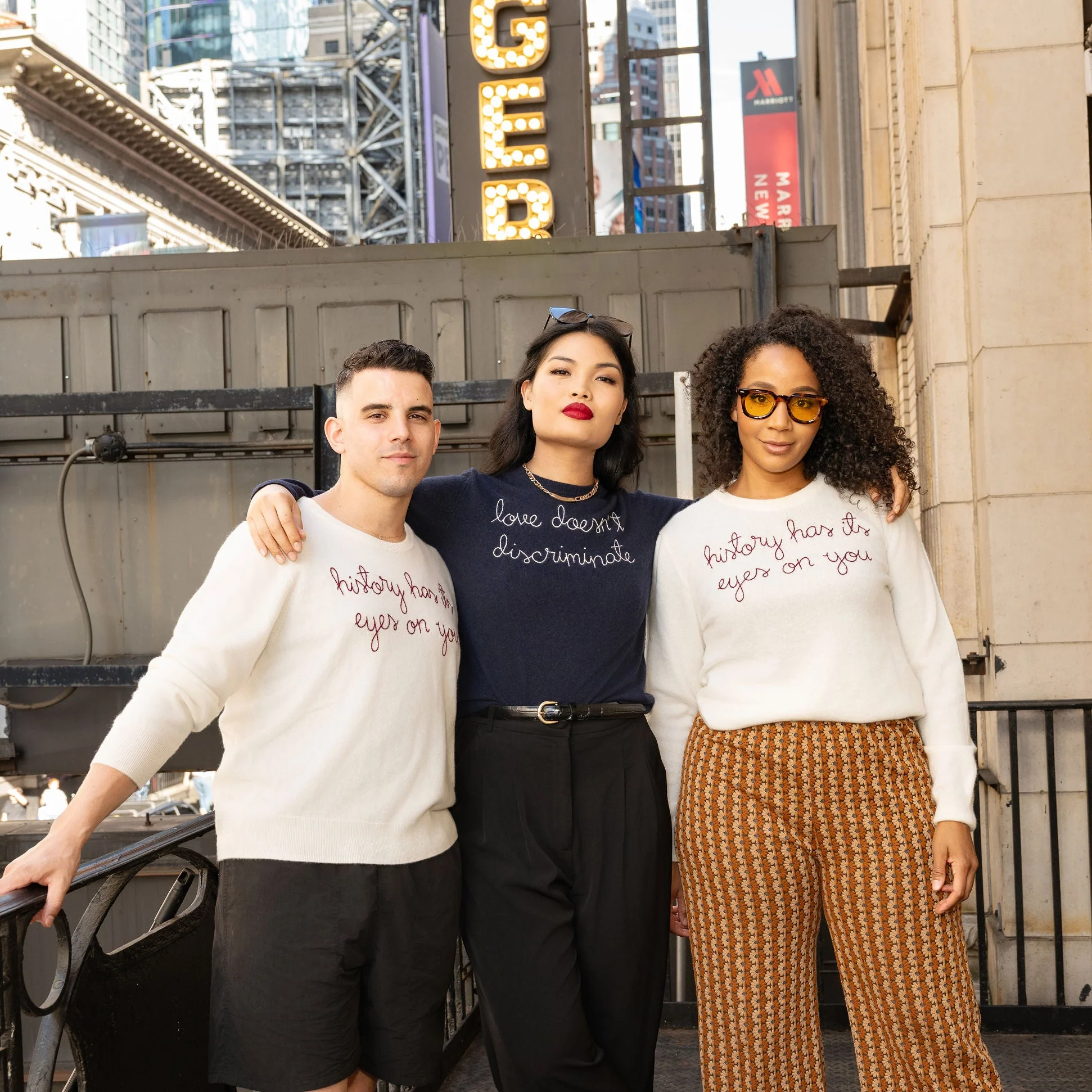 HAMILTON x LINGUA FRANCA Love Sweater - Image 3