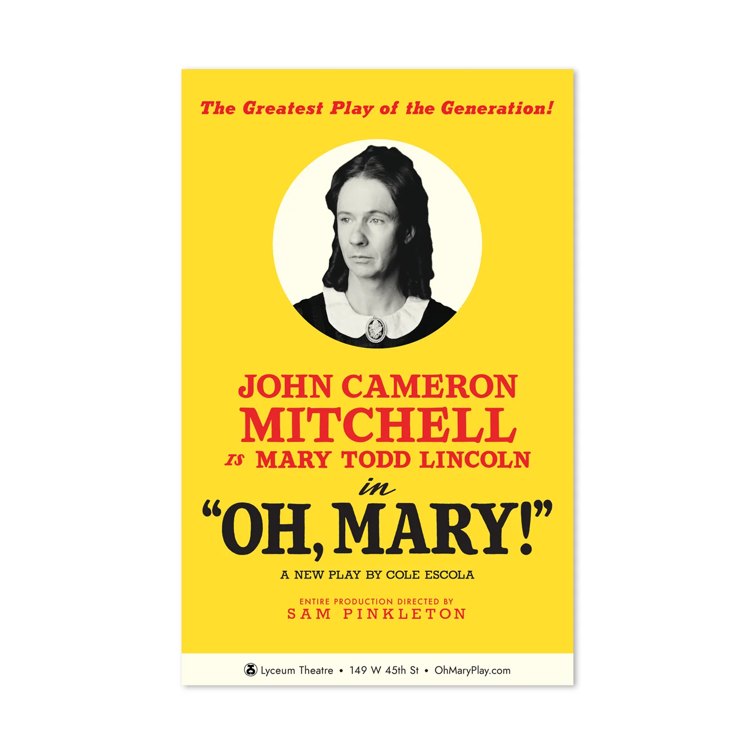 OH MARY! JC Mitchell Windowcard