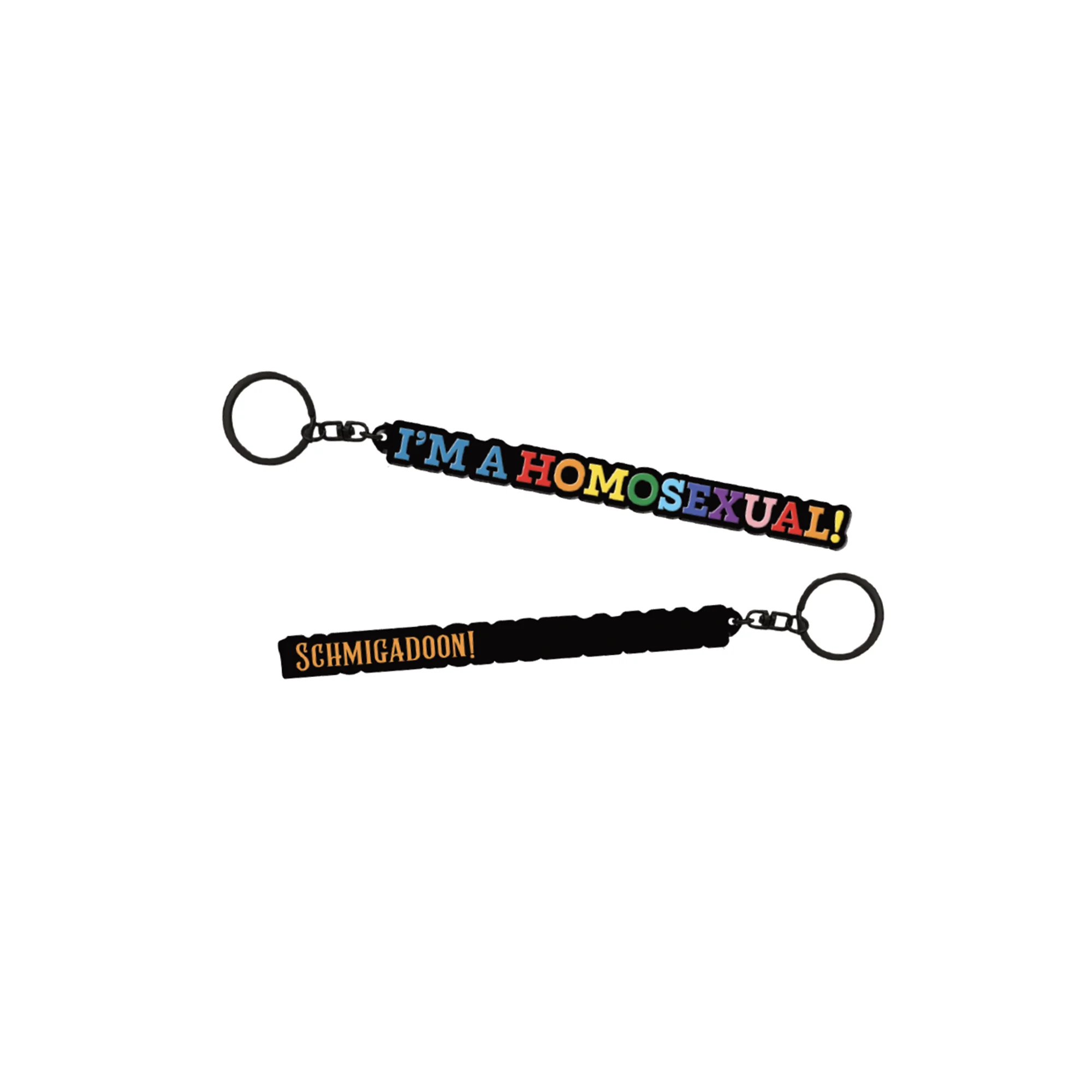 SCHMIGADOON Rainbow Keychain