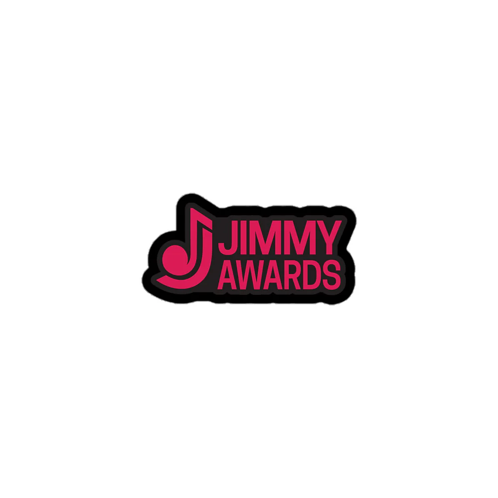 THE JIMMY AWARDS Logo Sticker Red