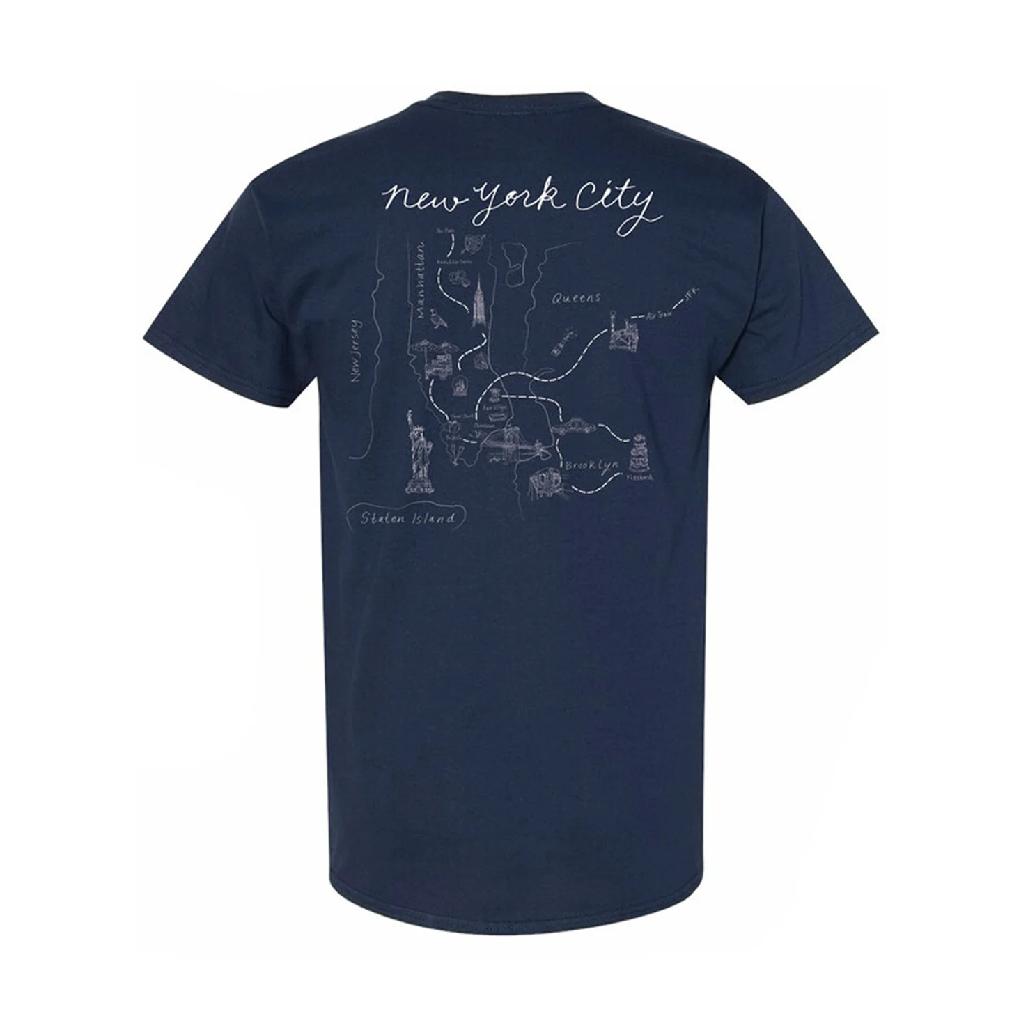 TWO STRANGERS Map Tee